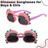 Kids Sunglasses Stylish and Compact Kids Eyewear for Summer (Pink)
